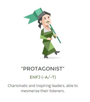 "The Protagonist" ENFJ Enfj Protagonist, Enfj Female, Enfj Personality, Enfj T, Mbti Character, Myers–briggs Type Indicator, Female Avatar, Myers Briggs Type, 16 Personalities