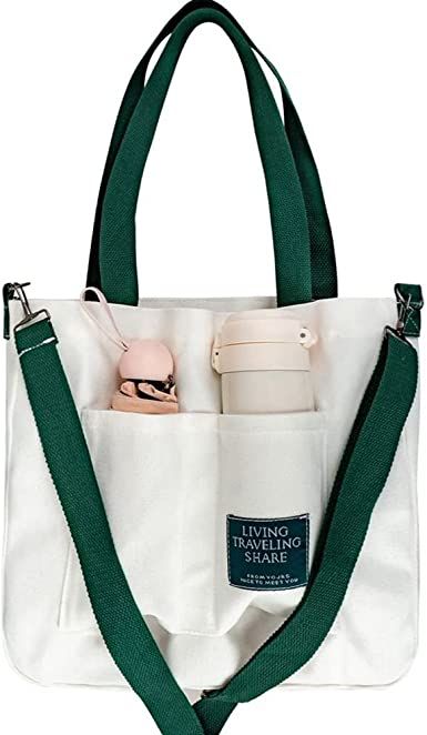 Perfect Canvas Tote With Zipper: Made by cotton canvas, super sturdy and water-washable. Have a zipper across the top and the bottom is reinforced. Can be the essential everyday tote. CLICK ON THE LINK TO FIND SIMILAR BAGS . Tote Bag For School, Tote Bags For School, Bag For School, Practical Bag, Bag With Zipper, Kids Luggage, Bag For Women, Canvas Tote Bag, Pharmacy Gifts