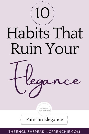 I truly believe #elegance to come from behavior and thus, I will only cover things that have to do with behavior today. In a society that slowly starts losing the art of #good-manners, reminding how important they are is crucial to me. A lot of bad behaviors have become the new "normal" but ruin your elegance: here are five of them. Elegant Manners, Classy Behavior, Elegant Behavior, Classy Lifestyle, Etiquette And Manners, Good Manners, Success Habits, Self Help Books, Friends Tv Show