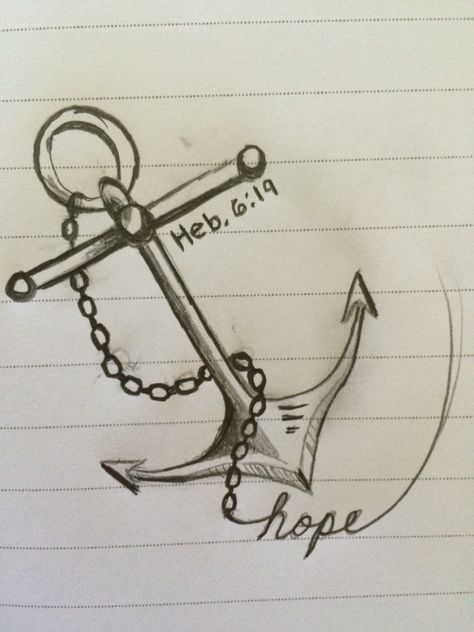 Anchor with chains Hebrews 6:19 hope tattoo idea #tattoo #anchor #anchortattoo #hope Anchor Hope Tattoo, Hebrew 6 19 Tattoo Anchor, Hebrews 6 19 Tattoo Ideas, Cross With Anchor Tattoo, Hope Anchor Tattoo, God Is My Anchor Tattoo, Hebrews 6 19 Tattoo, Hope Anchors The Soul Tattoo, Tattoo Anchor Women