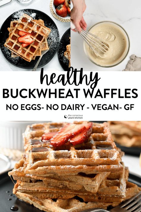 Vegan Waffles Recipe, Healthy Vegan Waffles, Waffle Recipe Gluten Free, Buckwheat Waffle Recipe, Gluten Free Vegan Waffles, Healthy Vegan Waffle Recipe, Cassava Flour Waffles, Vegan Almond Flour Waffles, Vegan Gluten Free Waffle Recipe