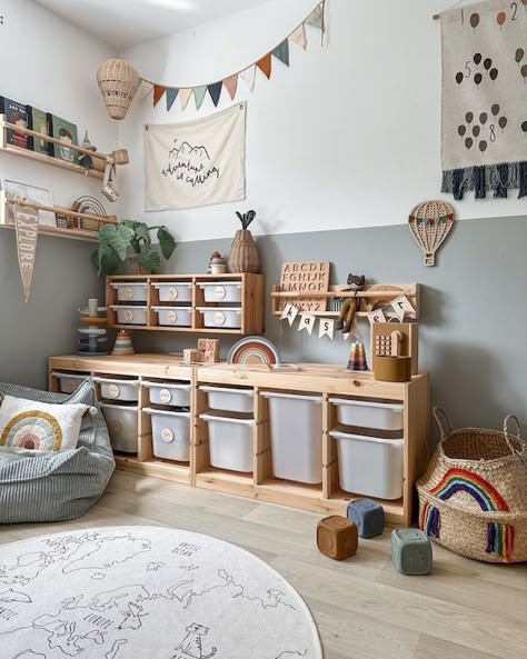 Inspiration gallery - IKEA Ikea Nursery Furniture, Ikea Toddler Room, Ikea Nursery Ideas, Kids Bedroom Ideas For Boys, Ikea Nursery Hack, Trofast Ikea, Ikea Toy Storage, Ikea Playroom, Bedroom Ideas For Boys