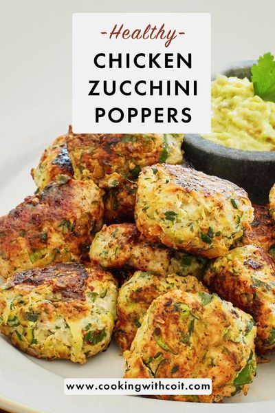 These chicken zucchini poppers make for an incredibly delicious healthy meal, appetizer or snack with a ton of flavor. They are packed with protein and veggies and are easy to whip up! #chickenappetizers #appetizers #chickenrecipes Chicken Snacks Recipes, Zucchini Poppers, Chicken Zucchini Poppers, Zucchini Chicken, Chicken And Zucchini, Zesty Chicken, Chicken Poppers, Zucchini Bites, Candida Recipes