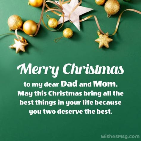 101 Christmas Wishes For Parents (Mom and Dad) | WishesMsg Christmas Quotes For Mom, Xmas Wishes Quotes, Message To Parents, Merry Christmas Dad, Wish Merry Christmas, Merry Christmas Mom, Inspirational Christmas Message, Best Merry Christmas Wishes, Merry Christmas In Heaven