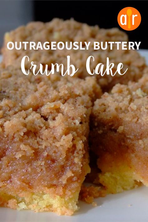 Crumb Coffee Cakes, Crumb Cakes, Coffee Cake Recipes Easy, Crumb Cake Recipe, White Cakes, Breakfast Sweets, Coffee Cake Recipes, Crumb Topping, Crumb Cake