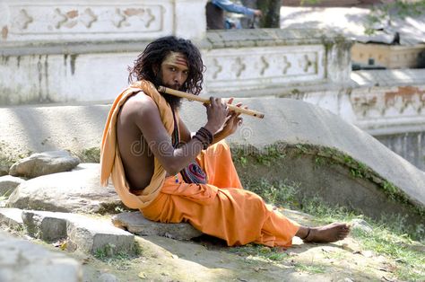 Holy man with flute. A indian man playing a flute , #Ad, #man, #Holy, #flute, #playing, #indian #ad Flute Playing, Indian Comics, Playing Flute, Native American Flute, India Culture, Smiling Man, Cellphone Wallpaper Backgrounds, Indian Man, Indian Aesthetic