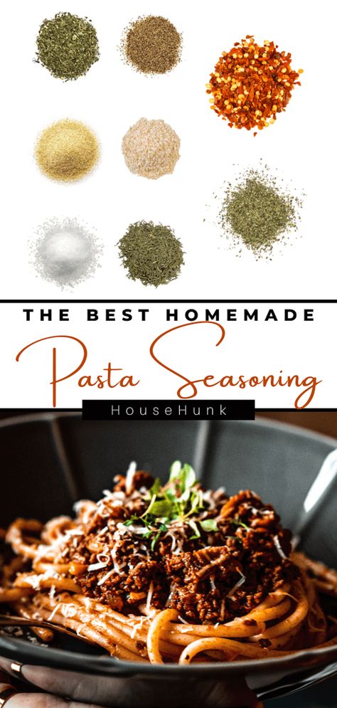 Take your pasta dishes to the next level with homemade pasta seasoning. A delightful blend of dried herbs and spices that adds a burst of flavor to spaghetti, fettuccine, and lasagna. Pasta Spice Blend, Can You Freeze Pasta, Spaghetti Fettuccine, Pasta Seasoning, Dry Pasta, Dried Pasta, Frozen Pasta, Spice Mix Recipes, Homemade Spice Blends