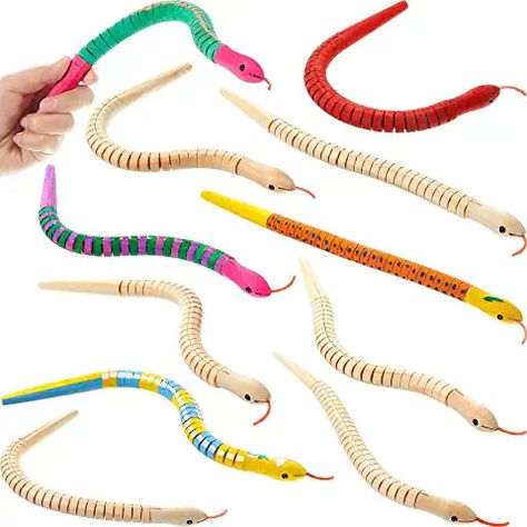 Arts And Crafts Birthday Party, Crafts Birthday Party, Kids Painting Projects, Wood Snake, Snake Party, Crafts Birthday, Reptile Party, Flexible Wood, Pure White Background