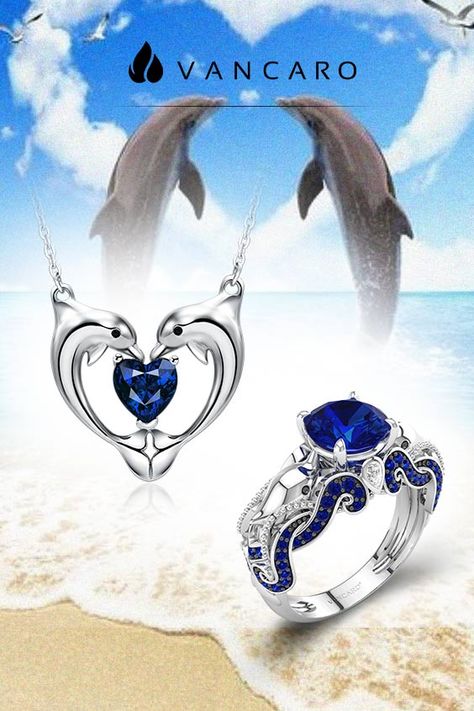 Hot Gril, Pokemon Jewelry, Necklaces Dainty, Dolphin Jewelry, Dolphin Necklace, Jewelry Gothic, Birthstone Rings, Rings Unique, Gothic Rings