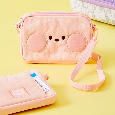 BT21 COOKY minini Travel Crossbody - LINE FRIENDS INC Bt21 Cooky, Makeup Storage Bag, Travel Crossbody, Perfect Purse, Mom Day, Line Friends, By Your Side, Cute Bags, Girls Bags