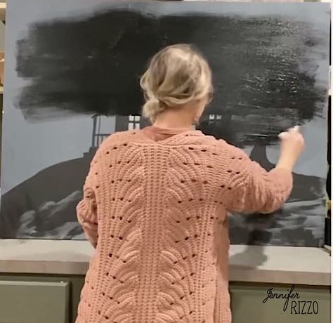 How to Reuse and Base Coat and Paint Over an Old Canvas - Jennifer Rizzo How To Paint Over Old Canvas Painting, Painting Over Old Canvas Art, Painting Over A Canvas Picture, Reuse Canvas Painting, Repainting Canvas, Repaint Canvas, Painting Over Old Paintings, Remove Acrylic Paint, Interior Design Crafts