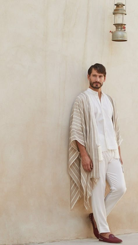 Men’s Festive Wear, Morocco Outfit Ideas Men, Greek Outfit Men, Desert Outfit Men, Boho Clothing Men, Moroccan Outfit, Boho Men Style, Desert Outfit, Bohemian Men