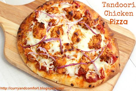 Tandoori Chicken In Oven, Authentic Tandoori Chicken Recipe, Tandoori Chicken Marinade, Tandoori Pizza, Tandoori Chicken Pizza, Pizza Naan, Grilled Tandoori Chicken, Chicken Greek, Chicken Pita