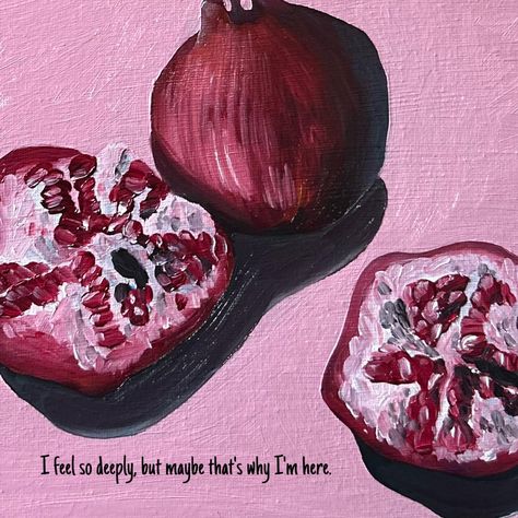 Hope you guys like these quotes! I’m gonna start putting more quotes/poems on my art. It helps me to express myself more, it feels like me . . . . #art #artist #quotes #poem #illustration #illustrator #nature #portrait #painting #oilpaint #cutequote #lovequote #painter #artforsalebyartist #grapepainting #flowerpainting #ducks #duckpainting #pomegranate #fruitpainting Pomegranate Quotes, Poem Illustration, Monarch Butterflies Art, Quotes Poem, Pomegranate Art, Nature Portrait, Pomegranate Oil, Dream About Me, Butterfly Art Print