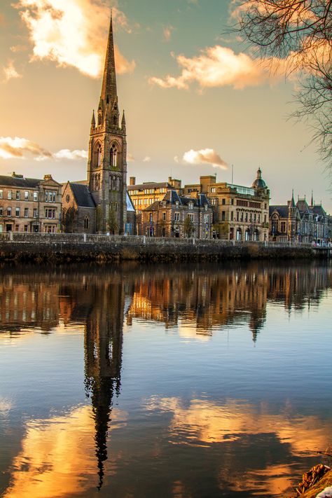 The River Tay, Perth #scotland #river Perth Scotland, Scotland Road Trip, Scotland Forever, Scotland Uk, Scottish Castles, Inverness, Scotland Travel, Vacation Places, British Isles