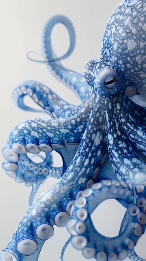 Octopus Reference Photo, Blue Fish Aesthetic, Octopus Reference, Octopus Aesthetic, Octopus Photography, Octopus Photos, Octopus Wallpaper, Octopus Images, Colourful Animals