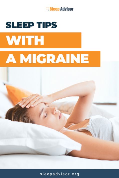 Is there a link between sleep and migraines? Find out tips and tricks to sleep better with a migraine. We are Sleep Advisor, the sleep experts! The best tips on how to have a well rested night, healthy sleep tips, sleep health hacks, product info Best Sleep Aid Products, Severe Insomnia, Sleeping Problems, Sleeping Tips, How Can I Sleep, Insomnia Causes, Well Rested, Ways To Sleep, Health Hacks