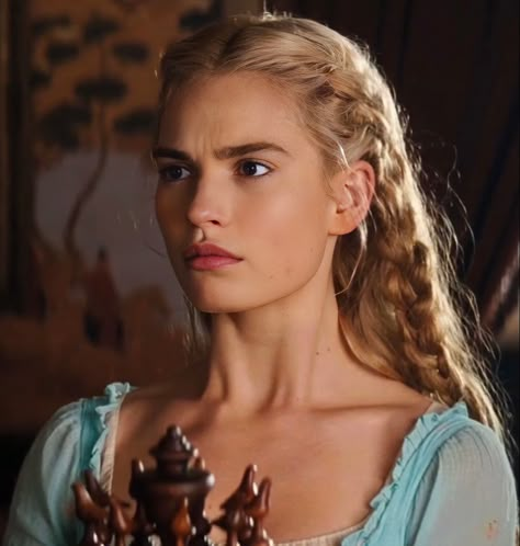 Cinderella Icon, Haircut Style, Our Secret, Lily James, Hair Game, Hairstyles For Women, Trendy Hairstyles, Long Hair, Cinderella