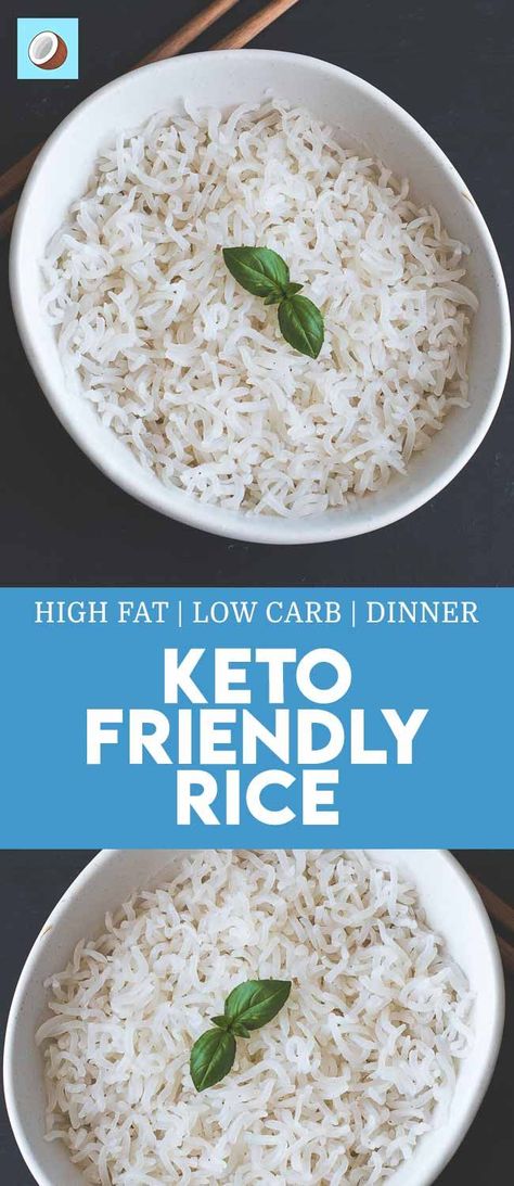 Keto friendly rice, otherwise known as konjac rice, is the perfect substitute for rice on the ketogenic diet. It's full of fiber, super low in net carbs (because its high in fiber) and tastes absolutely amazing in comparison to cauliflower rice. via @fatforweightlos Quick Diets, Konjac Rice, Substitute For Rice, What Is Keto, Perfect Health Diet, Cucumber Diet, Best Diet Foods, High In Fiber, Keto Vegan