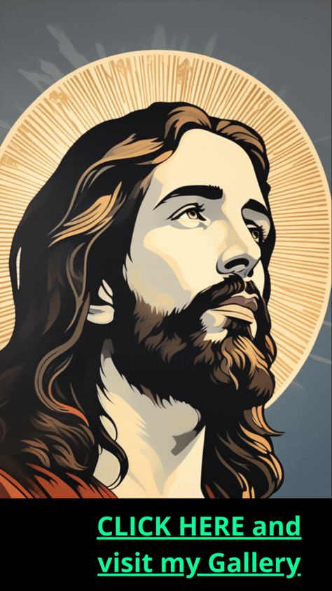 Embrace the warmth and joy of Jesus with this captivating, close-up portrait in a vibrant cartoon style. Available as a digital download for instant inspiration, or bring His serene gaze to life on metal, canvas, or framed prints. Perfect for uplifting your home décor, sharing faith with loved ones, or finding peace in artistic reflection. ✨ #jesus #animejesus #religiousart #faithdecor #digitaldownload #prints #wallart #homedecor #jesusart #cartoonjesus #christianart #bibleart #jesusprints Anime Jesus, Jesus Cartoon, Jesus Prints, Religious Artwork, Jesus Artwork, Jesus Face, Peace Art, Close Up Portraits, Pictures Of Jesus Christ