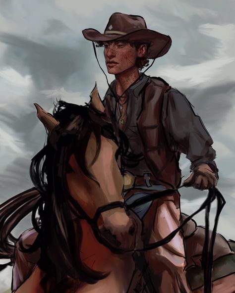 Cowboy Marauders Fanart, Marauders Cowboy Fanart, Cowboy Remus Lupin Fanart, Cowboy Marauders, Cowboy Remus Lupin, Cowboy Remus, Remus Lupin Fanart, Lupin Fanart, Marauders Art