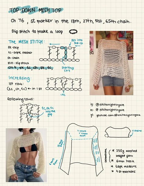 crochet top down sweater.pdf Top Down Crochet Top Pattern Free, Crochet Drop Stitch Top, Crochet Top Down Sweater, Yoke Down Crochet Sweater, Top Down Crochet Turtleneck, Beginner Crochet Tutorial, Crochet Blanket Designs, Crochet Winter, Diy Crochet Projects