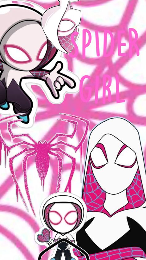 Spider Girl Wallpaper, Pink Spiderman, Spiderman Wallpaper, Stylish Men Wear, Spider Girl, Gwen Stacy, Spider Gwen, Girl Wallpaper, Cartoon Wallpaper