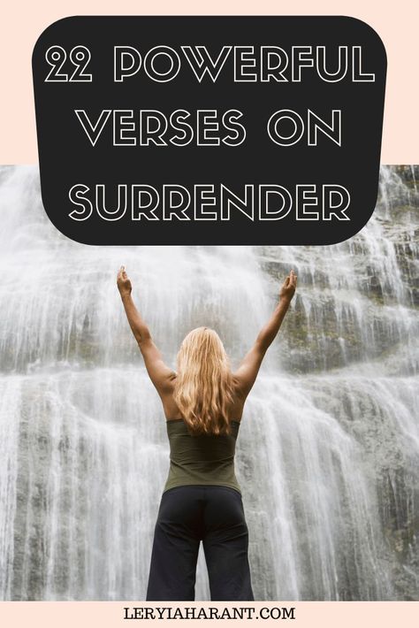 Whether you have been a Christian for five days or fifty years, living a life in full surrender to God is a daily, sometimes moment by moment, intentional choice. Walking faithfully surrendered to God's will for our lives is an all out STRUGGLE because we love to be in control. The bible is clear. Here are some powerful scripture verses on spiritual surrendering to God and His will for our lives. Surrender Word Of The Year, Surrender Scripture, Spiritual Surrender, Surrendering To God, Moment By Moment, True Vine, Surrender To God, Seek God, Caregiver Support