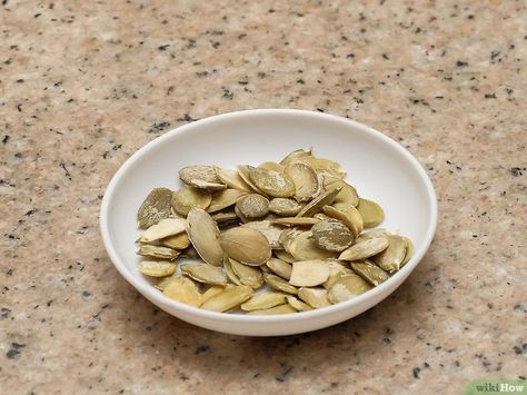 3 Ways to Shell Pumpkin Seeds - wikiHow Pumpkin Seeds Benefits, Maple Seeds, Shelled Pumpkin Seeds, Pumpkin Seed Recipes, Boiled Vegetables, Cooking Pumpkin, Maple Pumpkin, Pecan Pie Recipe, Pumpkin Seed