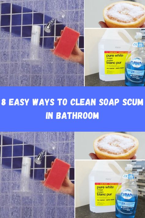 “I love cleaning the shower and tub!” said no one ever. That’s because there’s one major culprit that makes the chore really difficult and not fun at all – soap scum. Best Soap Scum Remover, Shower Soap, Wow Facts, Natural Cleaners, Black Soap, Soap Scum, At Home Workout Plan, In Bathroom, Shower Cleaner