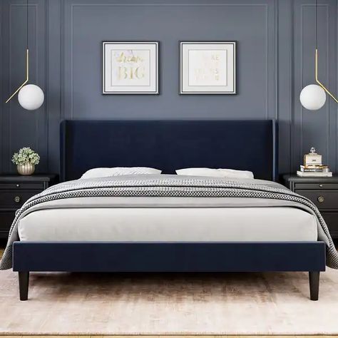 Navy Blue Headboard Bedroom Ideas Modern, Navy Blue Headboard Bedroom Ideas, Blue Headboard Bedroom Ideas, Blue Headboard Bedroom, Navy Blue Headboard, Headboard Bedroom Ideas, Bedroom Ideas Modern, Headboard Bedroom, Blue Headboard