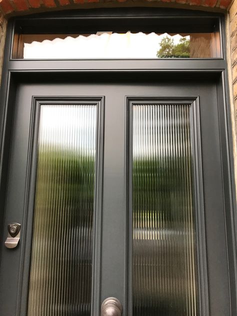 Modern Victorian Front Door, Glass Door Exterior, Victorian House Front Door Light, Reeded Glass Door, Victorian External Door, Victorian Front Doors Composite, Victorian 4 Panel Door, Glass Entrance Doors, Victorian Front Door