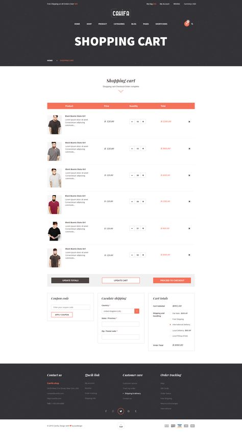 19 shopping cart Cart Page Web Design, Shopping Cart Web Design, Shopping Cart Ui Design, Online Website Design, Weather App, Ecommerce Web Design, Ui Design Website, Ecommerce Template, Ecommerce Web