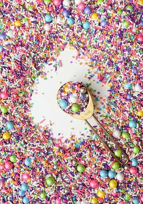 Gold Food Coloring, Sprinkle Medley, Gold Food, Blackberry Cake, Sugar Beads, Bowl Cake, Pecan Nuts, Green Food, Sprinkle Cake