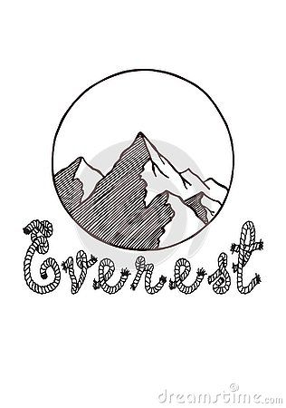 Mount Everest Tattoo Design, Mount Everest Illustration, Mt Everest Drawing, Everest Tattoo Design, Mountain Circle Tattoo, Mount Everest Drawing, Mount Everest Tattoo, Everest Illustration, Everest Tattoo