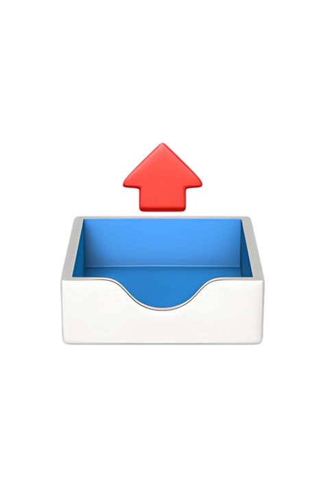 The 📤 Outbox Tray emoji depicts a rectangular box with a lid that is slightly open. The box is shown in a light shade of gray or silver, with a darker gray or black outline. The lid is shown at an angle, with a small, curved handle on the top. The inside of the box is empty, with no visible contents. The emoji is often used to represent an outbox or a place where messages or files are stored before being sent or delivered. 2024 Notion, Apple Emojis, Geometric Photography, Shade Of Gray, Ios Emoji, Icon Emoji, Emoji For Instagram, The Emoji, Copy Paste