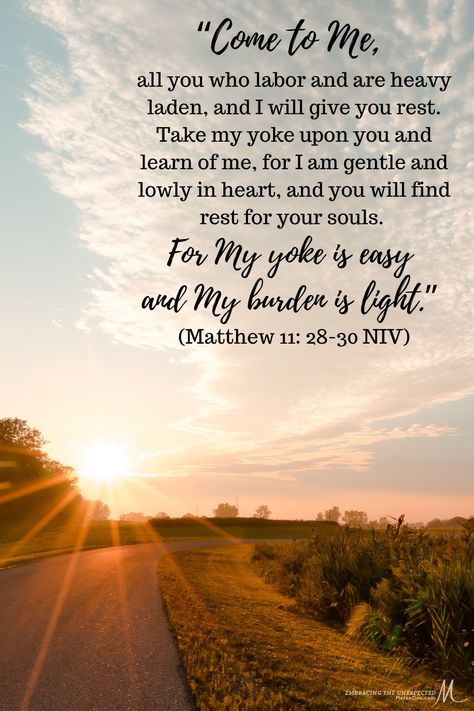 Come To Me All You Who Are Weary And Burdened, Come All Who Are Weary, Weary Soul Quotes, Come To Me All Who Are Weary, Weary Quotes, Rest Scripture, Hall Themes, Worry Bible Verses, Verses About Strength