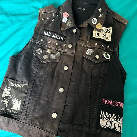 A belated birthday gift from my sister in grind @jessica__.scott !! 🤩🤘 A cursory flick through and I already have complete PhD envy! My battle jacket is 20 odd years old and the pile of patches waiting to be added is probably even older but I never seem to have the time to stitch them on 🤣 🤘 Patch Vest, Battle Jacket, Belated Birthday, My Sister, Birthday Gift, Birthday Gifts, Birthday, Quick Saves