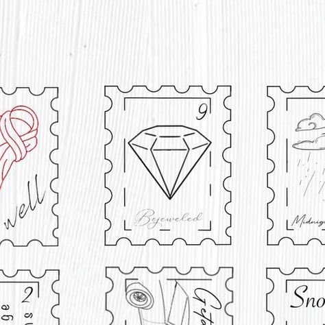 Stamp Tattoo Taylor Swift, Taylor Swift Stamp Tattoo, Folklore Tattoo Ideas, Taylor Swift Flash Tattoo, Eras Tour Tattoo, Small Taylor Swift Tattoo, New Taylor Swift, Stamp Tattoo, Flash Sheets