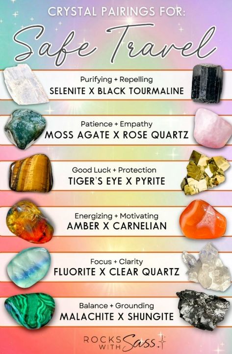 Best Crystals For Traveling, Crystals For Traveling, Crystals For Travel, Chakra Stones Healing Crystals, Best Crystals, Crystals Healing Properties, Spiritual Crystals, Crystals Healing, Magic Powers