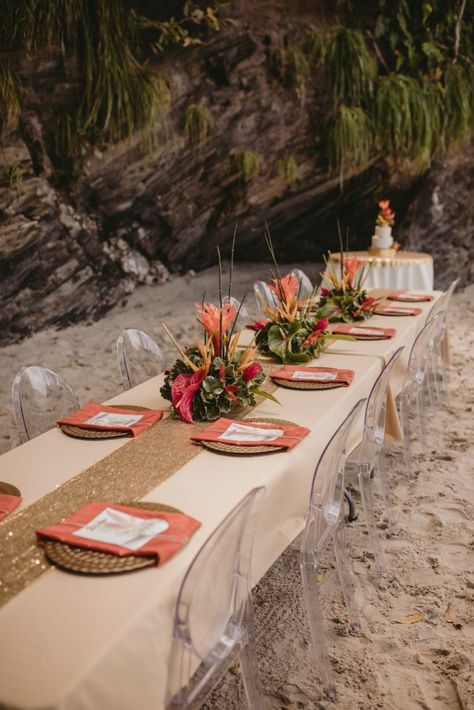 Trinidad Wedding, Bird Of Paradise Wedding Theme, Birds Of Paradise Wedding, Birds Of Paradise Wedding Decor, Parrot Wedding Decor, Birds Of Paradise Wedding Bouquet, Bamboo Arbor, Bird Of Paradise Wedding, Paradise Flowers