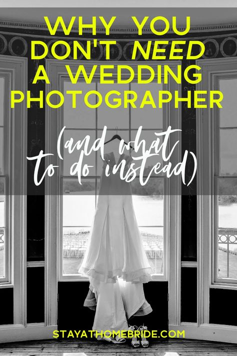 Wedding Photography On A Budget, Wedding Without Photographer, Cheap Wedding Photography Ideas, No Photographer At Wedding, Diy Wedding Pictures, Wedding Photography Hacks, Diy Wedding Photography, Diy Wedding Photos, Wedding Alternatives