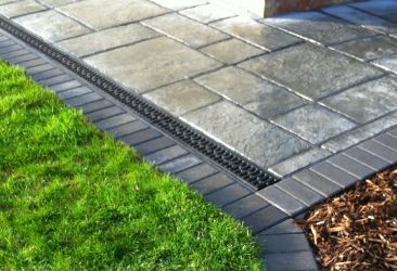 DRAINAGE SYSTEMS | SOAK AWAY | FRENCH DRAINS | PATIO DRAINAGE | SERVICES GWYNEDD NORTH WALES Patio Drainage Ideas, Patio Drainage, Driveway Drain, French Drains, Trench Drain Systems, Landscape Drainage, Backyard Drainage, Yard Drainage, Trench Drain