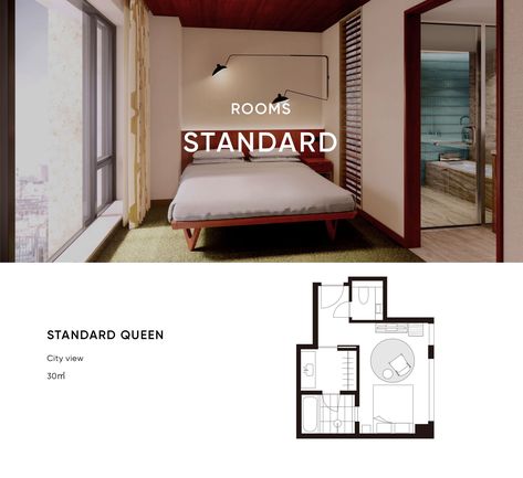 Budget Hotel Design, Budget Hotel Room Design, Hotel Room Layout Plan, Hotel Suite Room Plan Layout, Hotel Room Floor Plan Layout, Standard Room Hotel, Hotel Room Dimensions, Standard Hotel Room Layout, Standard Hotel Room Sizes