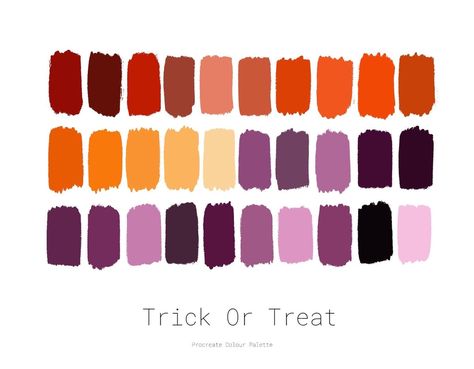 Procreate Colour Palette, Halloween Palette, Bracelet Combos, Safari Browser, Halloween Color Palette, Color Mixing Chart, Color Design Inspiration, Hex Color Palette, Palette Art