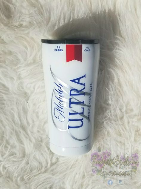 Michelob Ultra Tumbler, Ultra Tumbler, Michelob Ultra Beer, Michelob Ultra, Light Beer, Tumbler Cups Diy, Tumbler Cups, Cricut Projects Vinyl, Cricut Projects