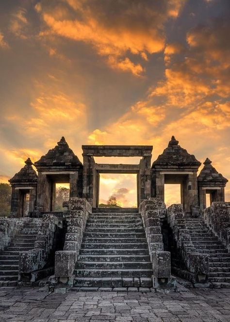 Boko Temple, Yogyakarta, Indonesia Indonesia Temple, Bali Temple, Koi Tattoo Sleeve, Ancient History Archaeology, Koi Tattoo, Timor Leste, Tattoo Sleeve, East Asia, Ancient History