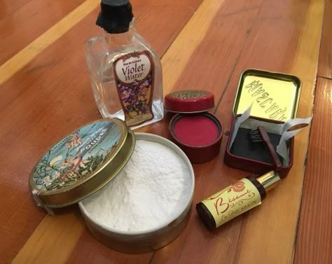 My LBCC and Besame reproduction Victorian makeup 20s Makeup Products, Victorian Makeup Recipes, Medieval Makeup Products, Victorian Beauty Products, 1940s Makeup Products, 1800s Makeup Products, Beautiful Makeup Products, 1920s Makeup Products, Victorian Makeup Products