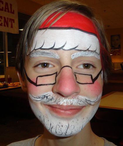 Santa Claus, un maquillaje navideño Face Painting Ideas, A Face, Face Painting, Painting Ideas, Santa Claus, Carnival Face Paint, The Face, Halloween Face Makeup, Painter