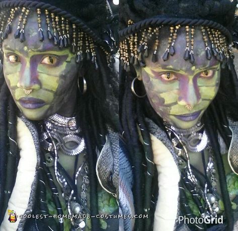 Diy Medusa Costume, Snake Costume, Cat Eye Contacts, Medusa Snake, Medusa Costume, Silver Spray Paint, Costumes For Halloween, Ice Dragon, Ren Fest